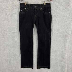 Polo Jeans Co. Ralph Lauren Jeans Women’s 8x32 Black Corduroy Wendy Boot Cut